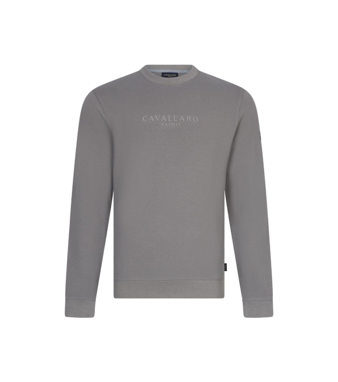 Cavallaro Sanago R Neck Sweat 960000 Faded grey