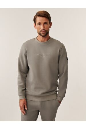Cavallaro Sanago R Neck Sweat 960000 Faded grey