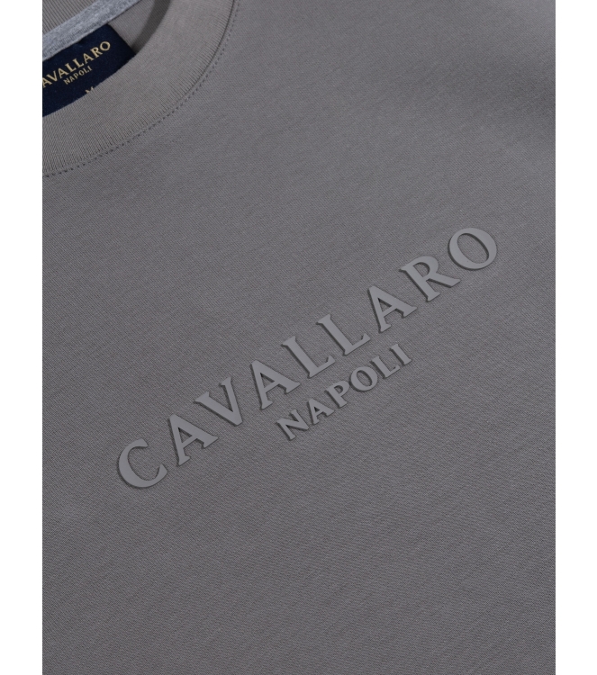 Cavallaro Sanago R Neck Sweat 960000 Faded grey