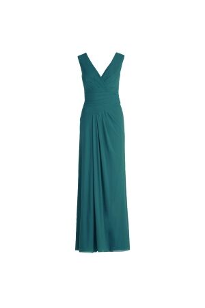 Vera Mont Kleid Lang ohne Arm 5619 Dark emerald