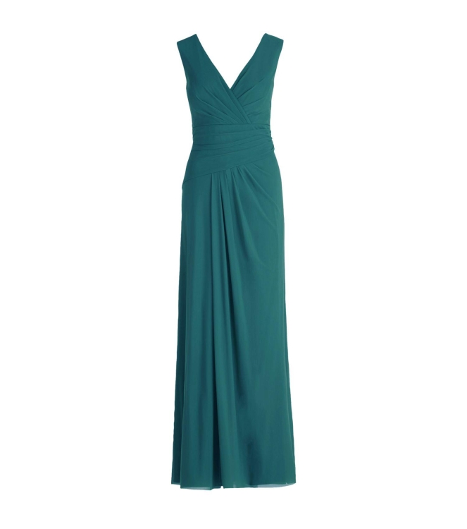 Vera Mont Kleid Lang ohne Arm 5619 Dark emerald