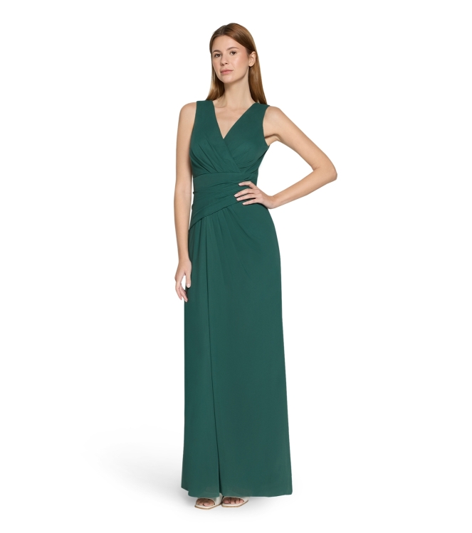 Vera Mont Kleid Lang ohne Arm 5619 Dark emerald