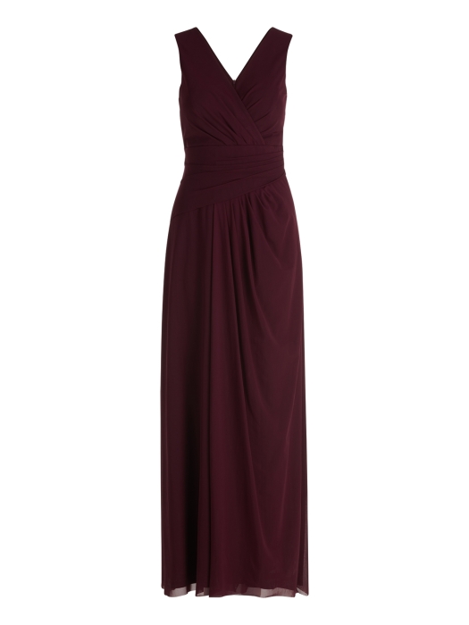 Vera Mont Kleid Lang ohne Arm 6179 Strong aubergine