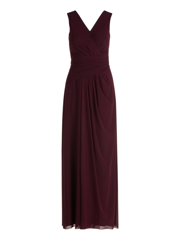 Vera Mont Kleid Lang ohne Arm 6179 Strong aubergine