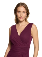 Vera Mont Kleid Lang ohne Arm 6179 Strong aubergine