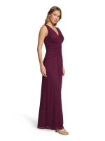 Vera Mont Kleid Lang ohne Arm 6179 Strong aubergine