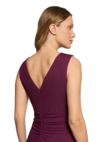 Vera Mont Kleid Lang ohne Arm 6179 Strong aubergine