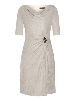 Vera Mont Kleid Kurz 1/2 Arm 1895 Cream/silver