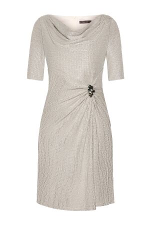 Vera Mont Kleid Kurz 1/2 Arm 1895 Cream/silver