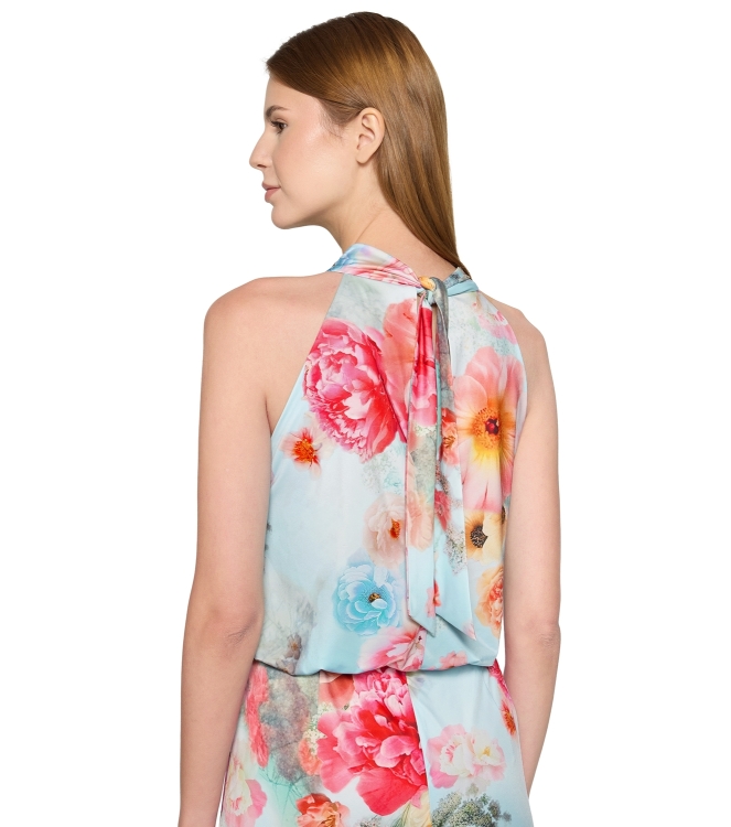 Vera Mont Overall Lang ohne Arm 8842 Blue/rose