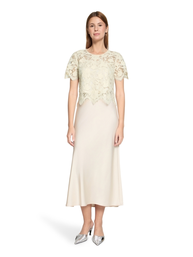 Vera Mont Bluse Kurz 3/4 Arm 1085 Champagne sorbet