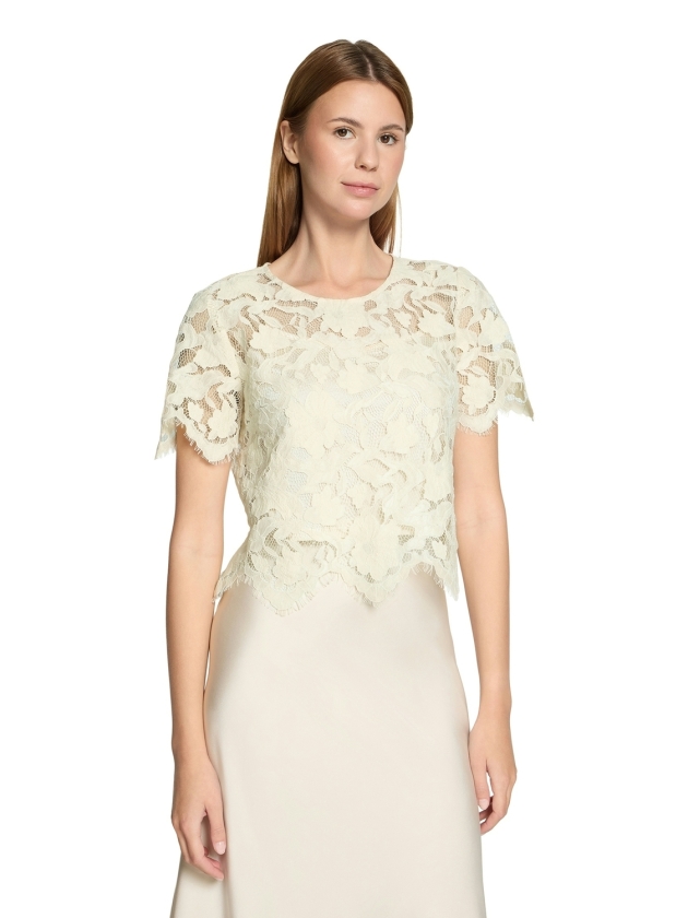 Vera Mont Bluse Kurz 3/4 Arm 1085 Champagne sorbet
