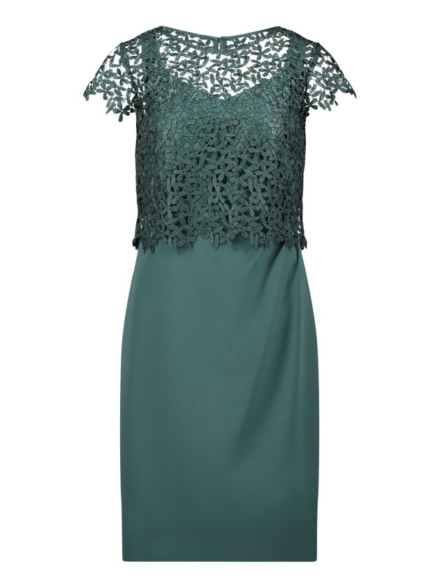 Vera Mont Kleid Kurz 3/4 Arm 5609 Dark emerald
