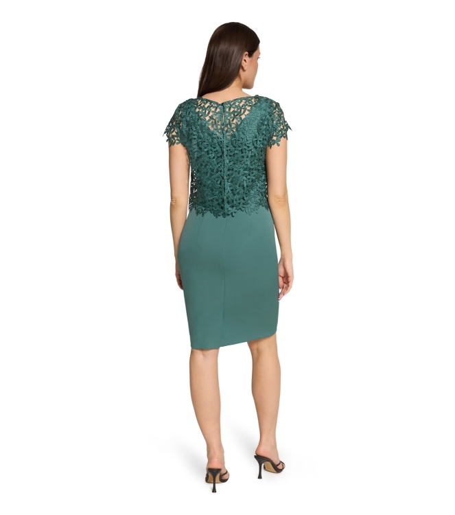 Vera Mont Kleid Kurz 3/4 Arm 5609 Dark emerald