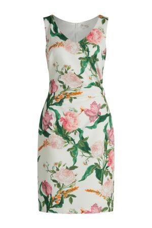 Vera Mont Kleid Kurz ohne Arm 1845 Cream/rose