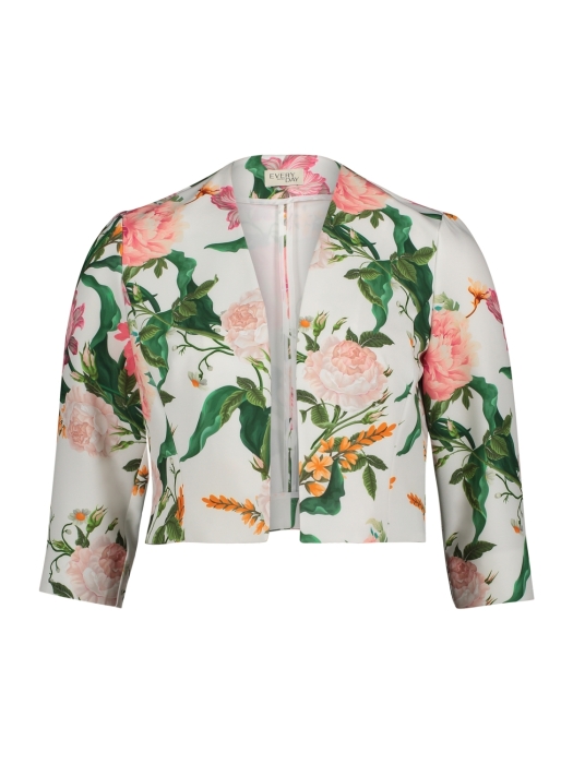 Vera Mont Blazerjacke Kurz 3/4 Arm 1845 Cream/rose