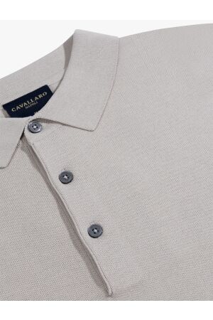 Cavallaro Milacio Long Sleeve Polo 1890000 Dark kit