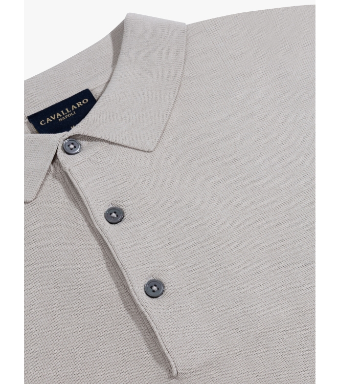 Cavallaro Milacio Long Sleeve Polo 1890000 Dark kit