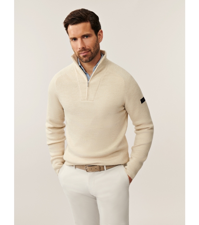 Cavallaro Corsico Melange Half Zip Pullover 180000 Kit
