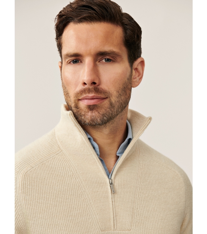 Cavallaro Corsico Melange Half Zip Pullover 180000 Kit
