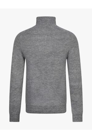 Cavallaro Corsico Melange Half Zip Pullover 950000 Mid grey