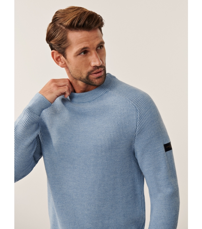Cavallaro Sagio Round Neck Pullover 600000 Light blue