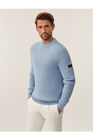 Cavallaro Sagio Round Neck Pullover 600000 Light blue