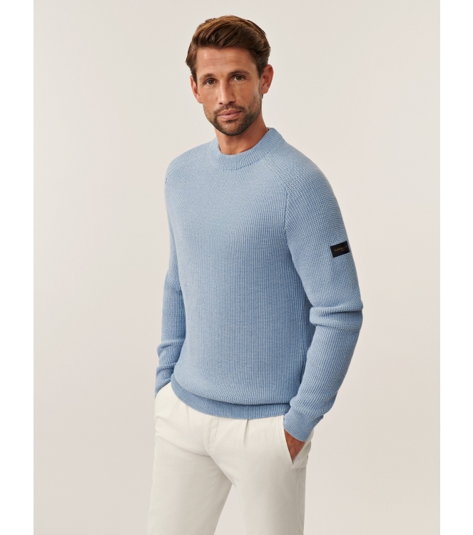 Cavallaro Sagio Round Neck Pullover 600000 Light blue