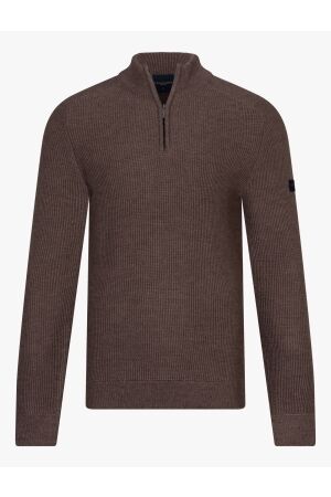 Cavallaro Sagio Half Zip Pullover 84000 Taupe