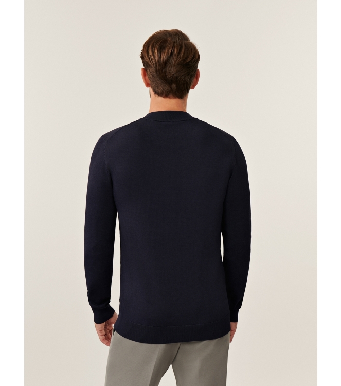 Cavallaro Milacio Turtle Neck Pullover 699000 Dark blue