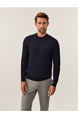Cavallaro Milacio Turtle Neck Pullover 699000 Dark blue
