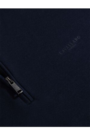 Cavallaro Marcio Half Zip Sweat 699000 Dark blue