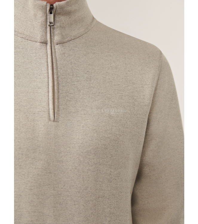 Cavallaro Marcio Half Zip Sweat 189000 Dark kit