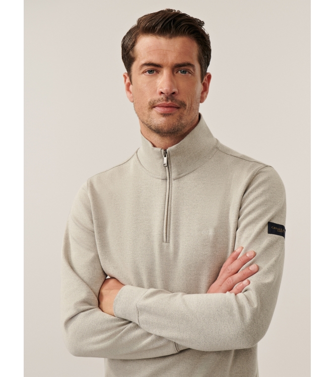Cavallaro Marcio Half Zip Sweat 189000 Dark kit