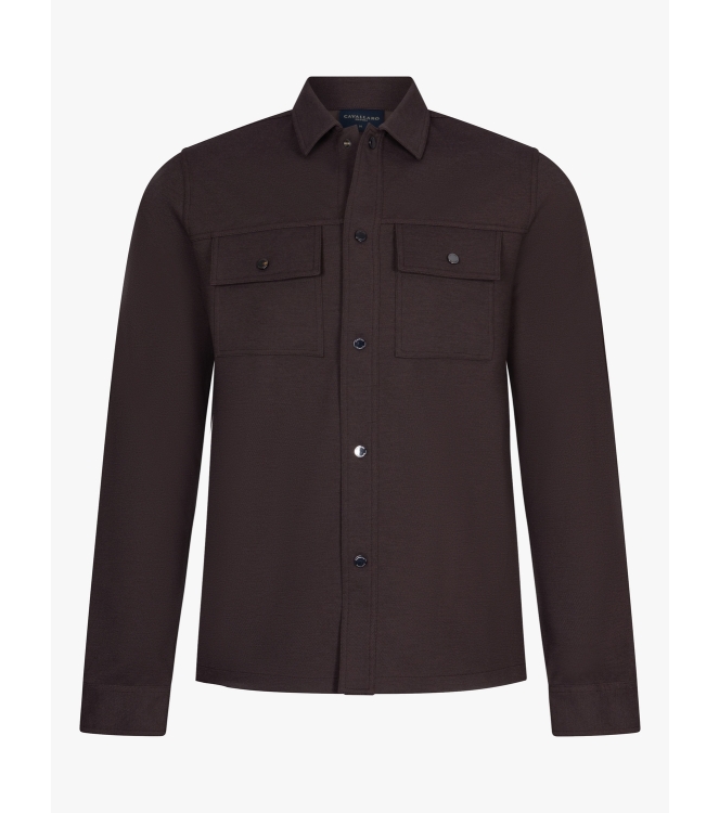 Cavallaro Zedenio Overshirt 897006 Dark brown mel
