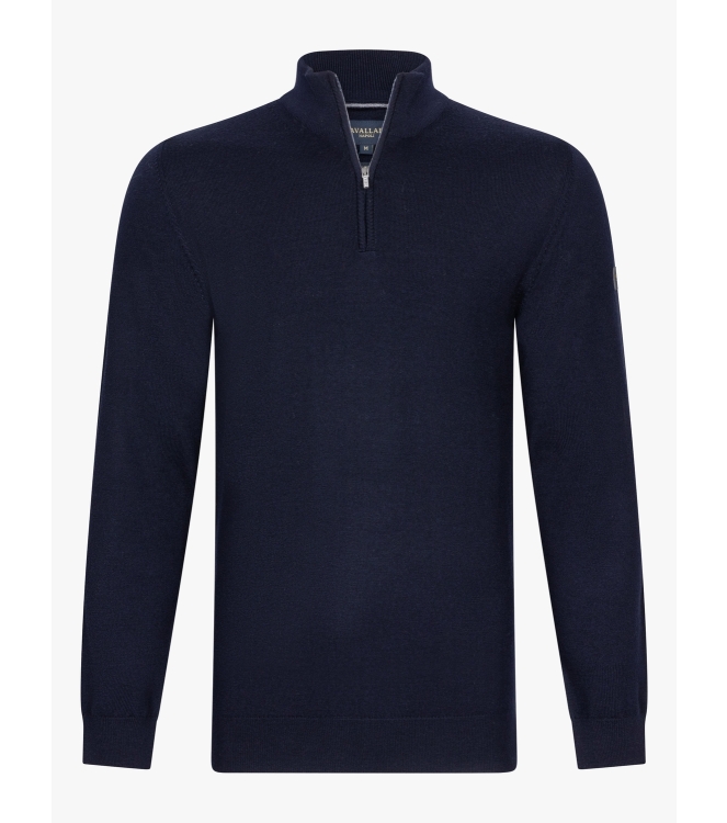 Cavallaro Merino Half Zip Pullover 699000 Dark blue