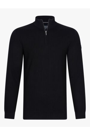 Cavallaro Merino Half Zip Pullover 999000 Black
