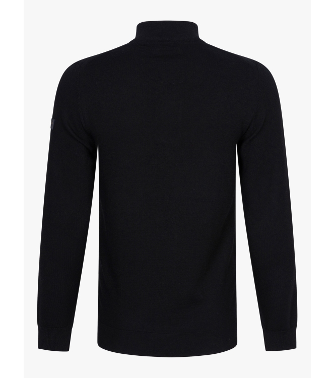 Cavallaro Merino Half Zip Pullover 999000 Black