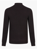 Cavallaro Merino Half Zip Pullover 898000 Dark brown