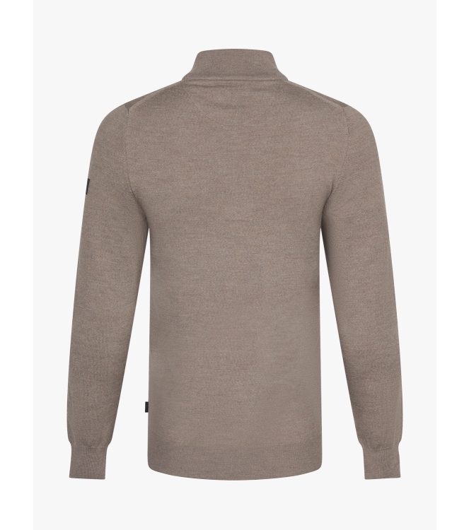 Cavallaro Merino Half Zip Pullover 810000 Sand