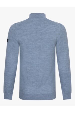 Cavallaro Merino Half Zip Pullover 970000 Grey blue