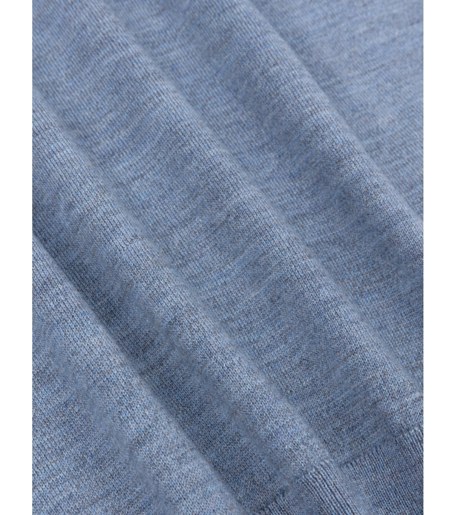 Cavallaro Merino Half Zip Pullover 970000 Grey blue
