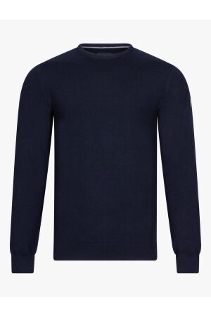 Cavallaro Merino Round Neck Pullover 699000 Dark blue