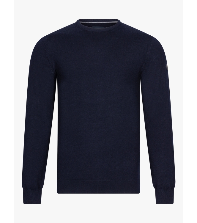 Cavallaro Merino Round Neck Pullover 699000 Dark blue