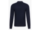 Cavallaro Merino Long Sleeve Polo 699000 Dark blue