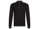 Cavallaro Merino Long Sleeve Polo 898000 Dark brown