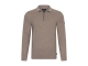 Cavallaro Merino Long Sleeve Zip Polo 810000 Sand