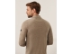 Cavallaro Merino Long Sleeve Zip Polo 810000 Sand