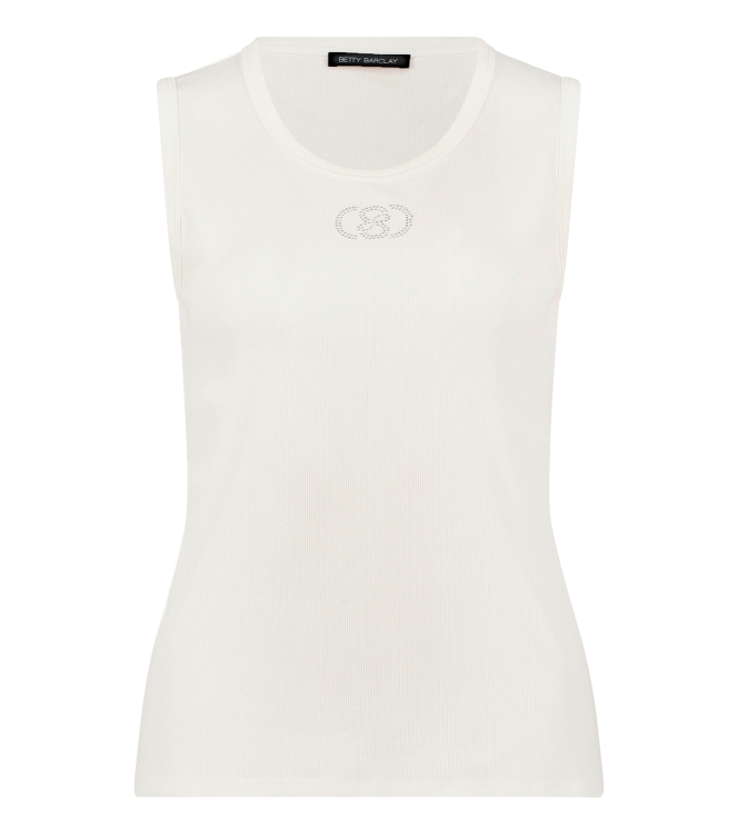 Betty Barclay Shirt Kurz ohne Arm 1014 Offwhite