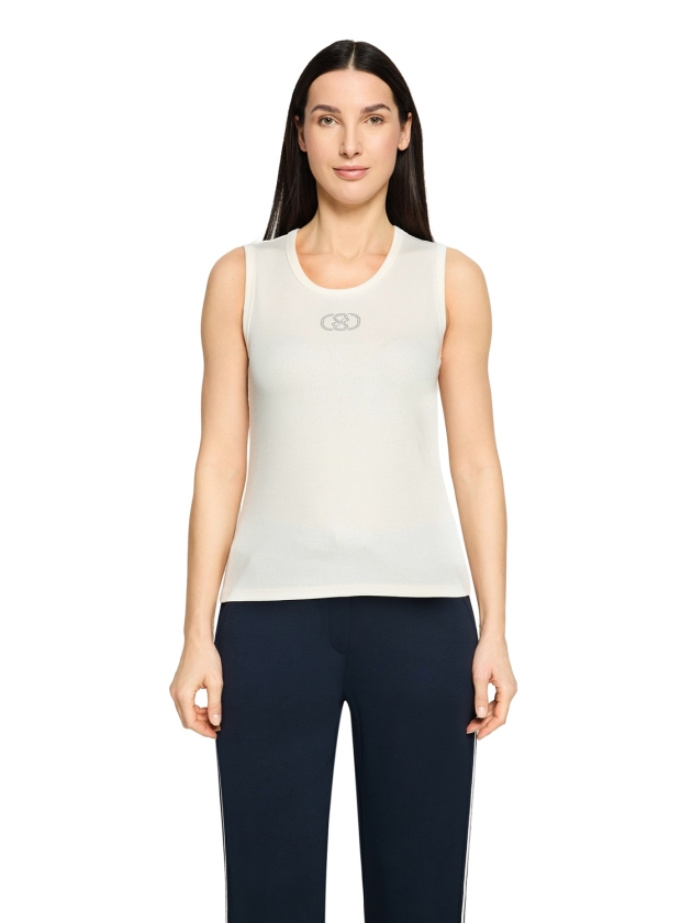 Betty Barclay Shirt Kurz ohne Arm 1014 Offwhite